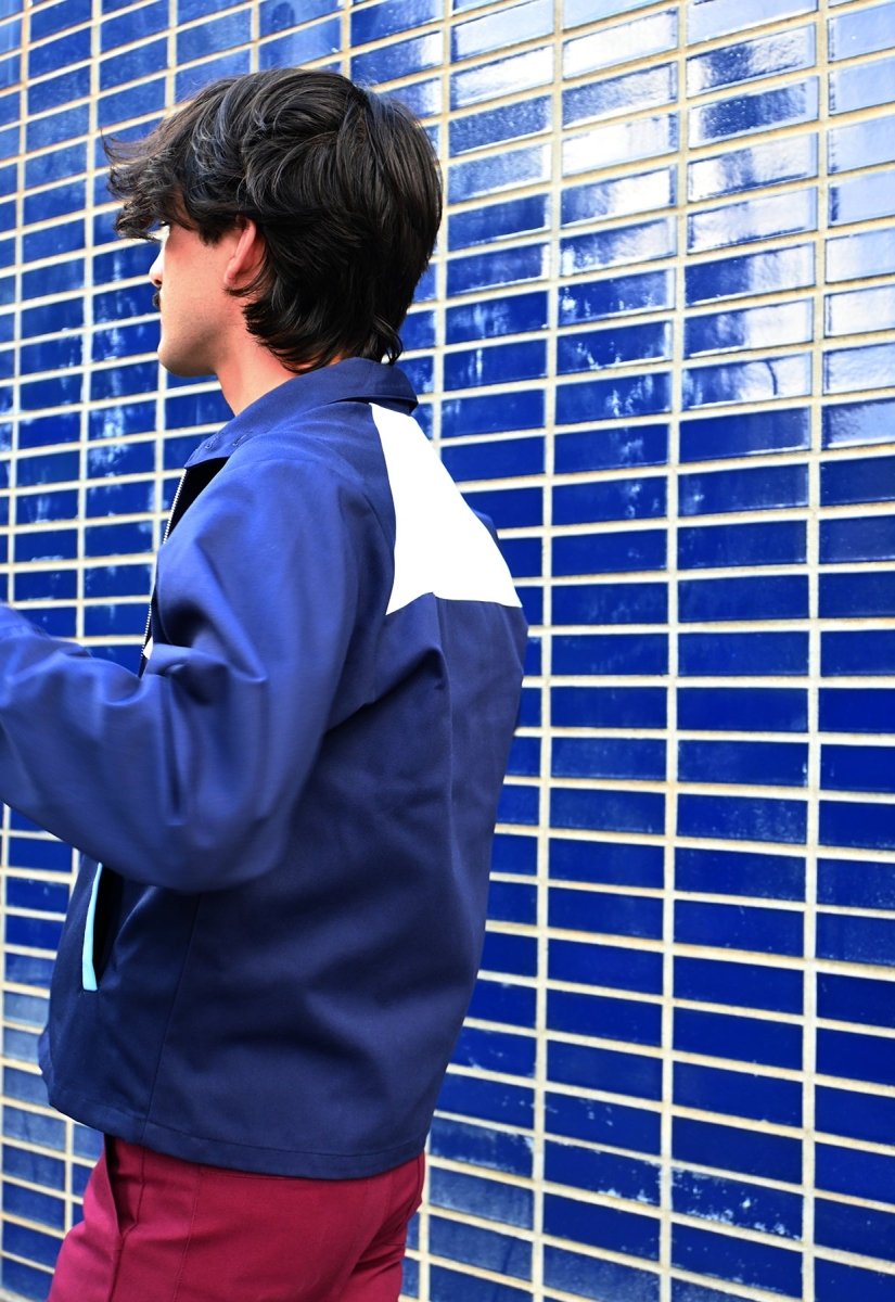 "In the Navy" Color Block Jacket