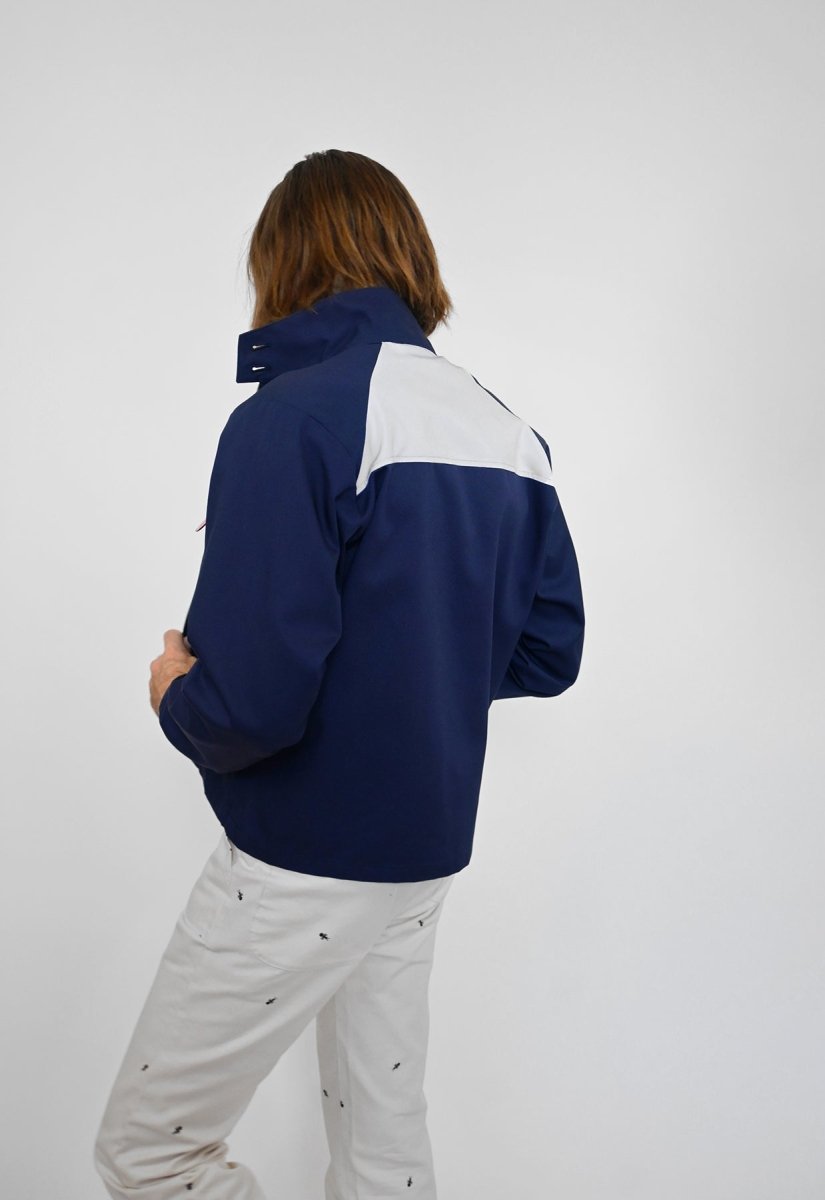 "In the Navy" Color Block Jacket