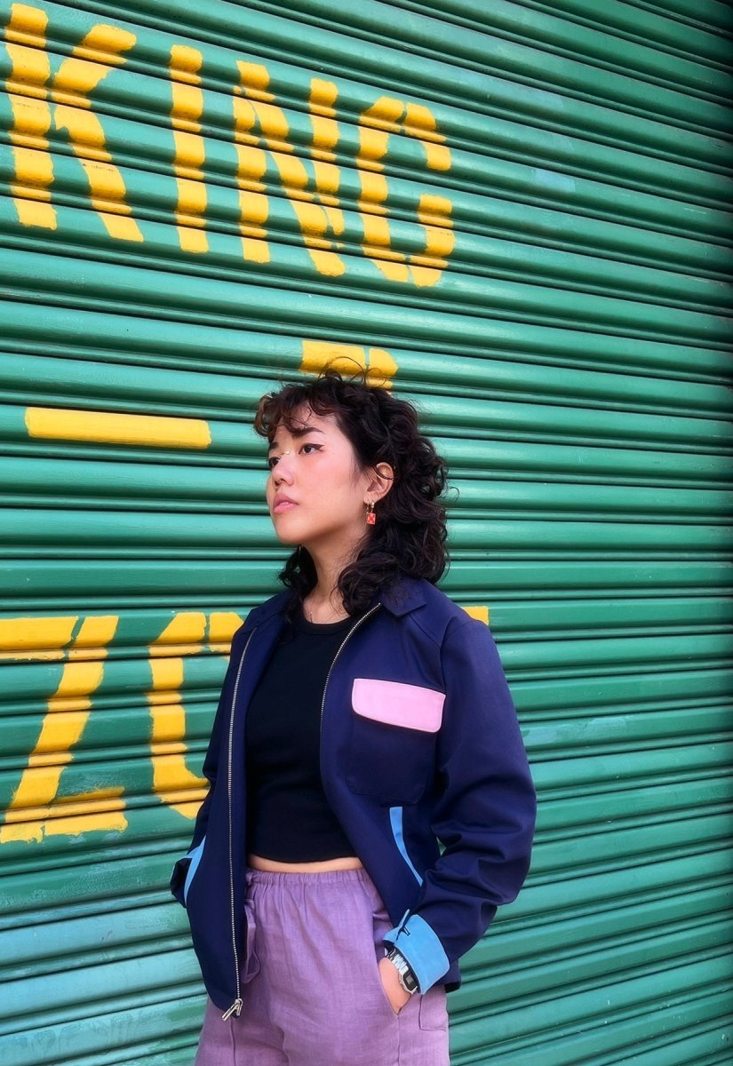 "In the Navy" Color Block Jacket