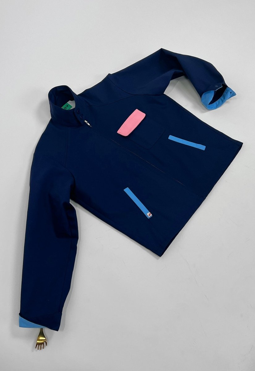 "In the Navy" Color Block Jacket